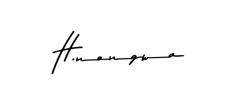 Make a beautiful signature design for name H.nongwa. Use this online signature maker to create a handwritten signature for free. H.nongwa signature style 9 images and pictures png