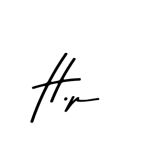 How to Draw H.p signature style? Asem Kandis PERSONAL USE is a latest design signature styles for name H.p. H.p signature style 9 images and pictures png