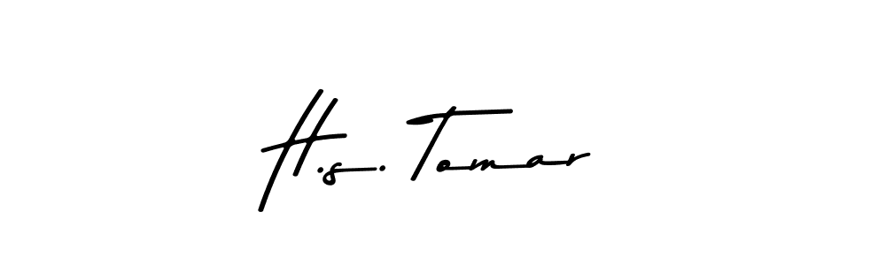 Also You can easily find your signature by using the search form. We will create H.s. Tomar name handwritten signature images for you free of cost using Asem Kandis PERSONAL USE sign style. H.s. Tomar signature style 9 images and pictures png