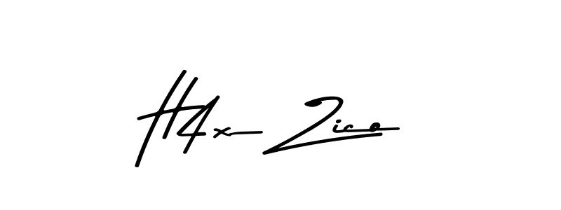 Design your own signature with our free online signature maker. With this signature software, you can create a handwritten (Asem Kandis PERSONAL USE) signature for name H4x Zico. H4x Zico signature style 9 images and pictures png
