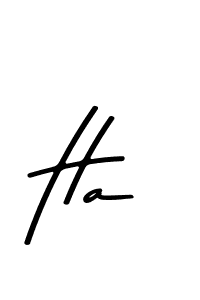 Design your own signature with our free online signature maker. With this signature software, you can create a handwritten (Asem Kandis PERSONAL USE) signature for name Ha. Ha signature style 9 images and pictures png