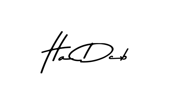 if you are searching for the best signature style for your name Ha Dcb. so please give up your signature search. here we have designed multiple signature styles  using Asem Kandis PERSONAL USE. Ha Dcb signature style 9 images and pictures png