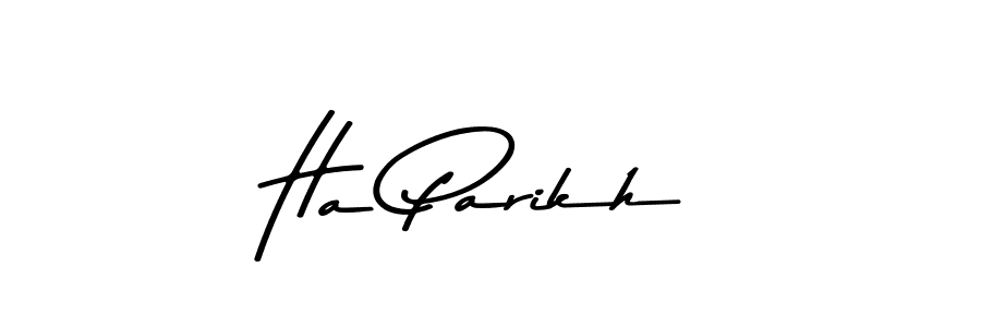 Similarly Asem Kandis PERSONAL USE is the best handwritten signature design. Signature creator online .You can use it as an online autograph creator for name Ha Parikh. Ha Parikh signature style 9 images and pictures png