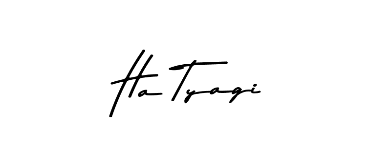 How to Draw Ha Tyagi signature style? Asem Kandis PERSONAL USE is a latest design signature styles for name Ha Tyagi. Ha Tyagi signature style 9 images and pictures png