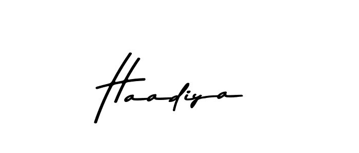 Similarly Asem Kandis PERSONAL USE is the best handwritten signature design. Signature creator online .You can use it as an online autograph creator for name Haadiya. Haadiya signature style 9 images and pictures png
