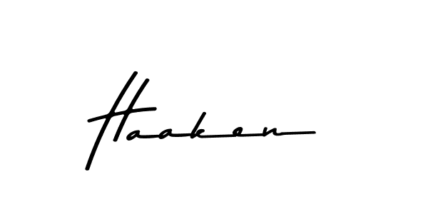 if you are searching for the best signature style for your name Haaken. so please give up your signature search. here we have designed multiple signature styles  using Asem Kandis PERSONAL USE. Haaken signature style 9 images and pictures png