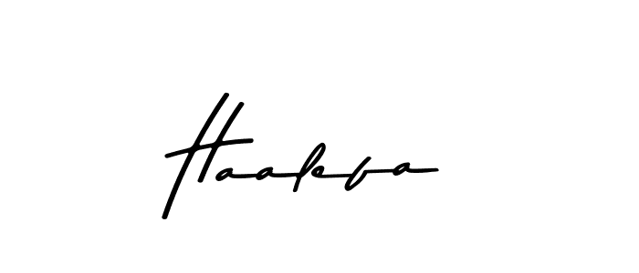 Haalefa stylish signature style. Best Handwritten Sign (Asem Kandis PERSONAL USE) for my name. Handwritten Signature Collection Ideas for my name Haalefa. Haalefa signature style 9 images and pictures png