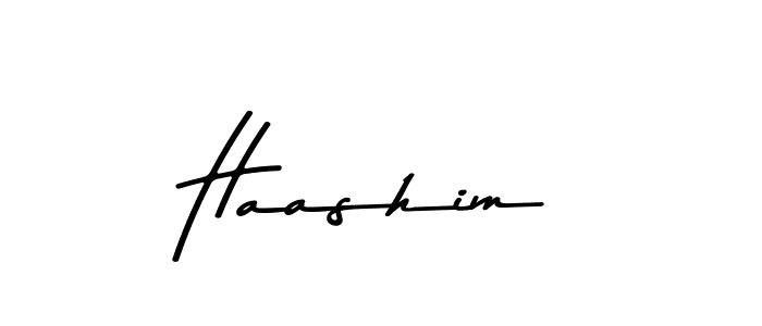 How to make Haashim name signature. Use Asem Kandis PERSONAL USE style for creating short signs online. This is the latest handwritten sign. Haashim signature style 9 images and pictures png