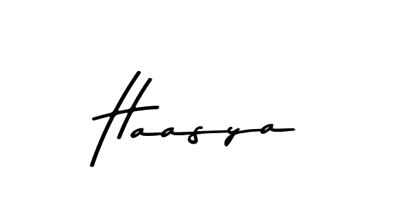 Use a signature maker to create a handwritten signature online. With this signature software, you can design (Asem Kandis PERSONAL USE) your own signature for name Haasya. Haasya signature style 9 images and pictures png