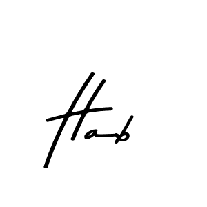 It looks lik you need a new signature style for name Hab. Design unique handwritten (Asem Kandis PERSONAL USE) signature with our free signature maker in just a few clicks. Hab signature style 9 images and pictures png