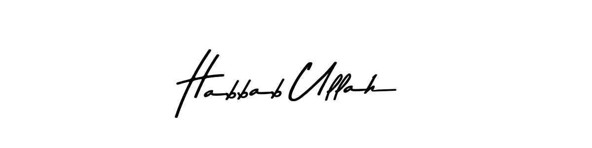 How to make Habbab Ullah signature? Asem Kandis PERSONAL USE is a professional autograph style. Create handwritten signature for Habbab Ullah name. Habbab Ullah signature style 9 images and pictures png