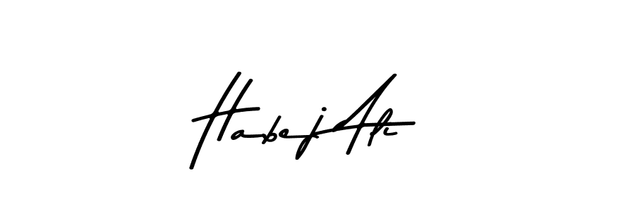 Habej Ali stylish signature style. Best Handwritten Sign (Asem Kandis PERSONAL USE) for my name. Handwritten Signature Collection Ideas for my name Habej Ali. Habej Ali signature style 9 images and pictures png