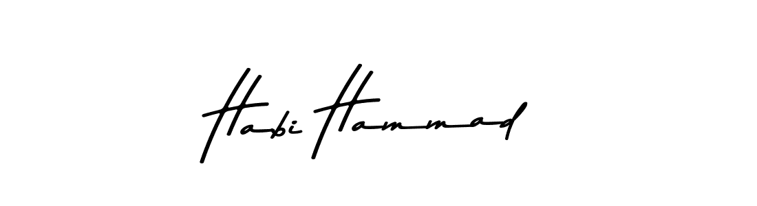 Make a beautiful signature design for name Habi Hammad. Use this online signature maker to create a handwritten signature for free. Habi Hammad signature style 9 images and pictures png