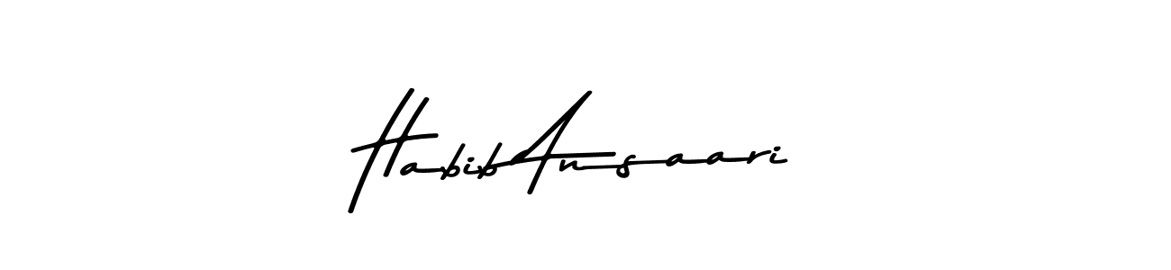 Best and Professional Signature Style for Habib Ansaari. Asem Kandis PERSONAL USE Best Signature Style Collection. Habib Ansaari signature style 9 images and pictures png