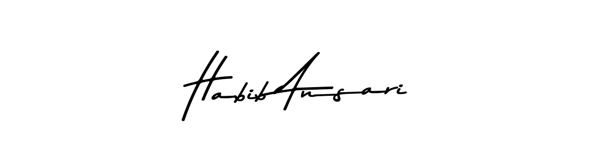 Make a short Habib Ansari signature style. Manage your documents anywhere anytime using Asem Kandis PERSONAL USE. Create and add eSignatures, submit forms, share and send files easily. Habib Ansari signature style 9 images and pictures png