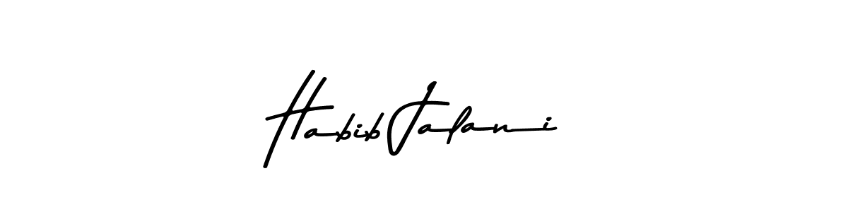 if you are searching for the best signature style for your name Habib Jalani. so please give up your signature search. here we have designed multiple signature styles  using Asem Kandis PERSONAL USE. Habib Jalani signature style 9 images and pictures png