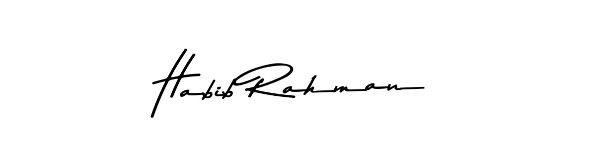 Habib Rahman stylish signature style. Best Handwritten Sign (Asem Kandis PERSONAL USE) for my name. Handwritten Signature Collection Ideas for my name Habib Rahman. Habib Rahman signature style 9 images and pictures png