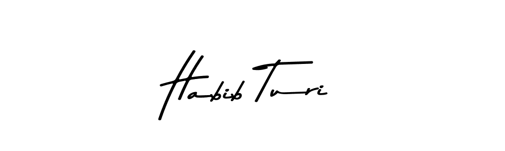 How to Draw Habib Turi signature style? Asem Kandis PERSONAL USE is a latest design signature styles for name Habib Turi. Habib Turi signature style 9 images and pictures png