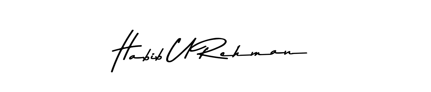 Make a beautiful signature design for name Habib U Rehman. Use this online signature maker to create a handwritten signature for free. Habib U Rehman signature style 9 images and pictures png