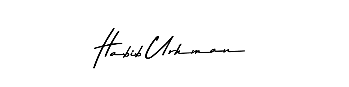 Similarly Asem Kandis PERSONAL USE is the best handwritten signature design. Signature creator online .You can use it as an online autograph creator for name Habib Urhman. Habib Urhman signature style 9 images and pictures png