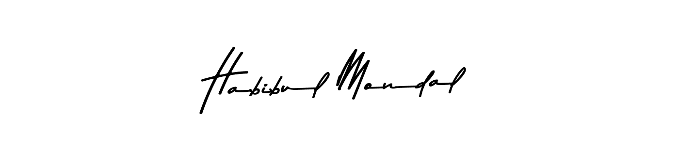 Also You can easily find your signature by using the search form. We will create Habibul Mondal name handwritten signature images for you free of cost using Asem Kandis PERSONAL USE sign style. Habibul Mondal signature style 9 images and pictures png