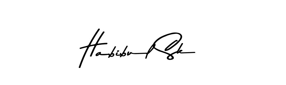 Habibul Sk stylish signature style. Best Handwritten Sign (Asem Kandis PERSONAL USE) for my name. Handwritten Signature Collection Ideas for my name Habibul Sk. Habibul Sk signature style 9 images and pictures png