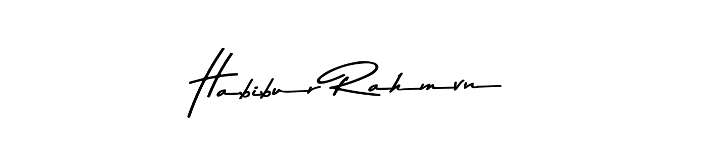 Habibur Rahmvn stylish signature style. Best Handwritten Sign (Asem Kandis PERSONAL USE) for my name. Handwritten Signature Collection Ideas for my name Habibur Rahmvn. Habibur Rahmvn signature style 9 images and pictures png
