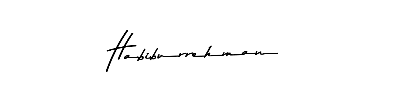 Habiburrehman stylish signature style. Best Handwritten Sign (Asem Kandis PERSONAL USE) for my name. Handwritten Signature Collection Ideas for my name Habiburrehman. Habiburrehman signature style 9 images and pictures png