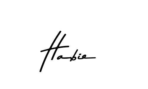 How to Draw Habie signature style? Asem Kandis PERSONAL USE is a latest design signature styles for name Habie. Habie signature style 9 images and pictures png