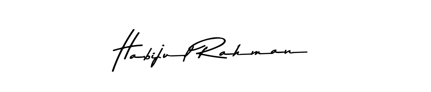 Here are the top 10 professional signature styles for the name Habijul Rahman. These are the best autograph styles you can use for your name. Habijul Rahman signature style 9 images and pictures png