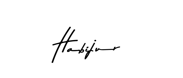 Habijur stylish signature style. Best Handwritten Sign (Asem Kandis PERSONAL USE) for my name. Handwritten Signature Collection Ideas for my name Habijur. Habijur signature style 9 images and pictures png