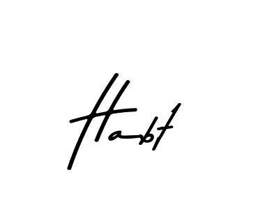 How to make Habt signature? Asem Kandis PERSONAL USE is a professional autograph style. Create handwritten signature for Habt name. Habt signature style 9 images and pictures png
