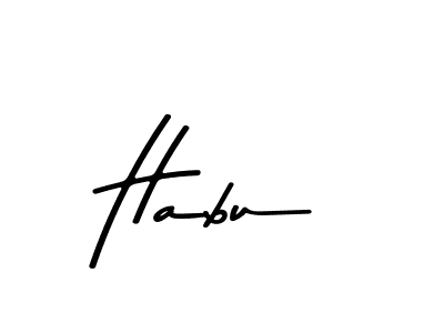 Create a beautiful signature design for name Habu. With this signature (Asem Kandis PERSONAL USE) fonts, you can make a handwritten signature for free. Habu signature style 9 images and pictures png