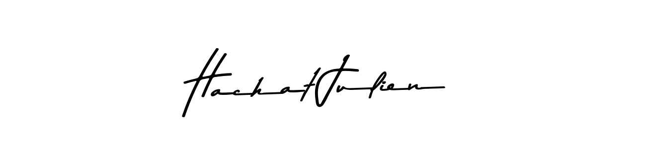 Make a beautiful signature design for name Hachat Julien. With this signature (Asem Kandis PERSONAL USE) style, you can create a handwritten signature for free. Hachat Julien signature style 9 images and pictures png
