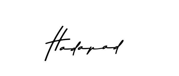 How to make Hadapad name signature. Use Asem Kandis PERSONAL USE style for creating short signs online. This is the latest handwritten sign. Hadapad signature style 9 images and pictures png