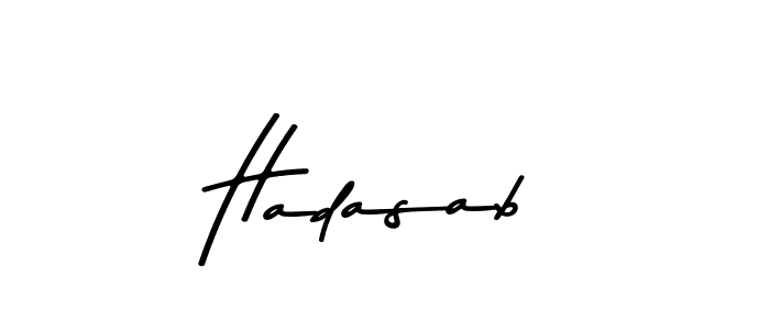 Design your own signature with our free online signature maker. With this signature software, you can create a handwritten (Asem Kandis PERSONAL USE) signature for name Hadasab. Hadasab signature style 9 images and pictures png