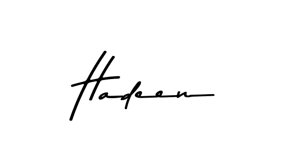 if you are searching for the best signature style for your name Hadeen. so please give up your signature search. here we have designed multiple signature styles  using Asem Kandis PERSONAL USE. Hadeen signature style 9 images and pictures png