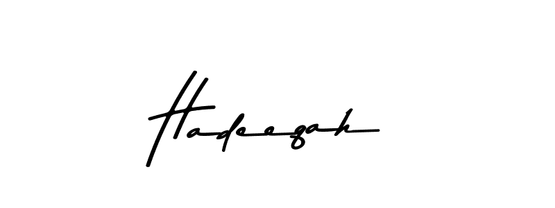 Hadeeqah stylish signature style. Best Handwritten Sign (Asem Kandis PERSONAL USE) for my name. Handwritten Signature Collection Ideas for my name Hadeeqah. Hadeeqah signature style 9 images and pictures png