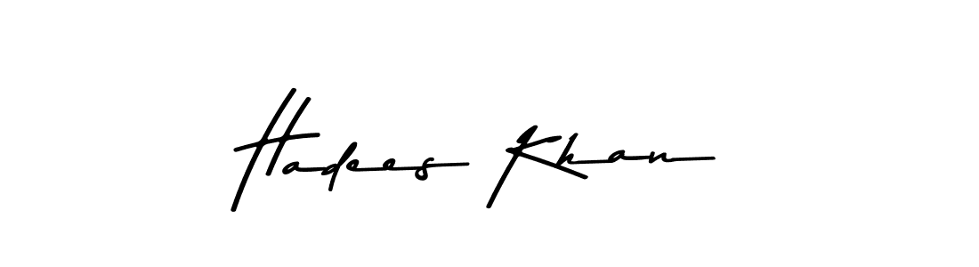 Also we have Hadees Khan name is the best signature style. Create professional handwritten signature collection using Asem Kandis PERSONAL USE autograph style. Hadees Khan signature style 9 images and pictures png