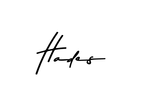 Hades stylish signature style. Best Handwritten Sign (Asem Kandis PERSONAL USE) for my name. Handwritten Signature Collection Ideas for my name Hades. Hades signature style 9 images and pictures png