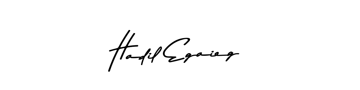 Use a signature maker to create a handwritten signature online. With this signature software, you can design (Asem Kandis PERSONAL USE) your own signature for name Hadil Egaieg. Hadil Egaieg signature style 9 images and pictures png