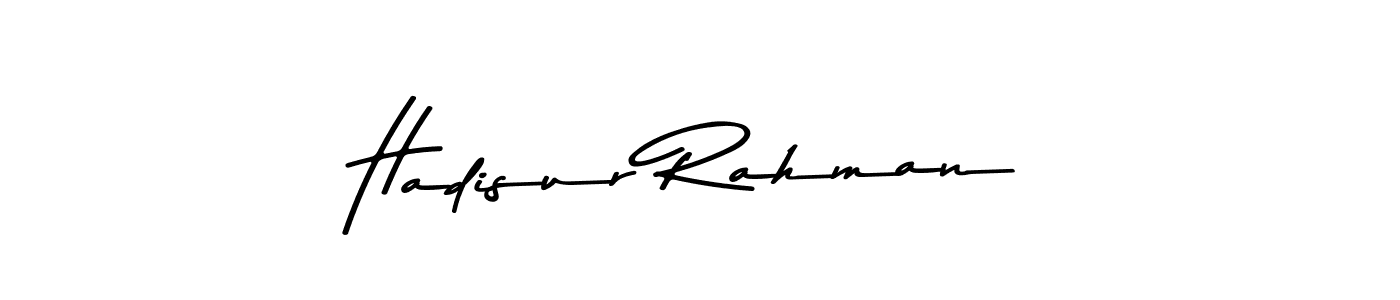 if you are searching for the best signature style for your name Hadisur Rahman. so please give up your signature search. here we have designed multiple signature styles  using Asem Kandis PERSONAL USE. Hadisur Rahman signature style 9 images and pictures png