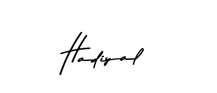 Also You can easily find your signature by using the search form. We will create Hadiyal name handwritten signature images for you free of cost using Asem Kandis PERSONAL USE sign style. Hadiyal signature style 9 images and pictures png