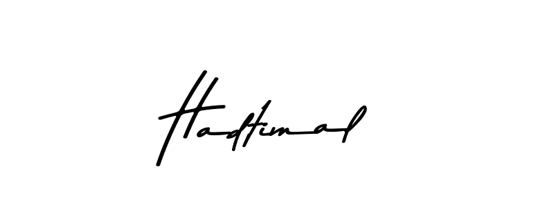 How to make Hadtimal name signature. Use Asem Kandis PERSONAL USE style for creating short signs online. This is the latest handwritten sign. Hadtimal signature style 9 images and pictures png