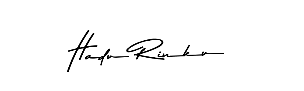 You should practise on your own different ways (Asem Kandis PERSONAL USE) to write your name (Hadu Rinku) in signature. don't let someone else do it for you. Hadu Rinku signature style 9 images and pictures png