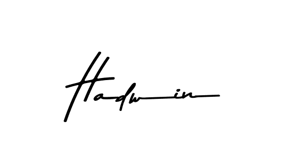 Design your own signature with our free online signature maker. With this signature software, you can create a handwritten (Asem Kandis PERSONAL USE) signature for name Hadwin. Hadwin signature style 9 images and pictures png