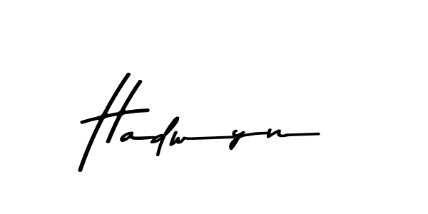 Design your own signature with our free online signature maker. With this signature software, you can create a handwritten (Asem Kandis PERSONAL USE) signature for name Hadwyn. Hadwyn signature style 9 images and pictures png
