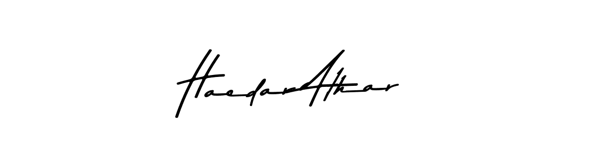 Here are the top 10 professional signature styles for the name Haedar Athar. These are the best autograph styles you can use for your name. Haedar Athar signature style 9 images and pictures png