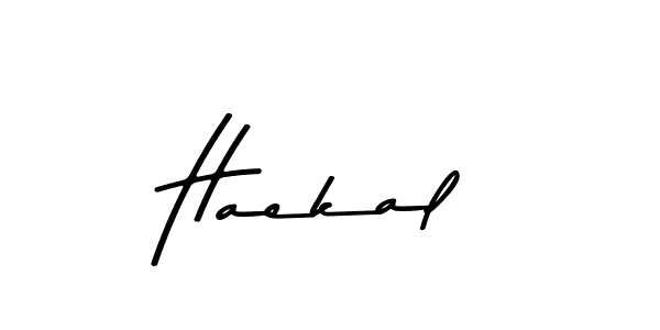 You should practise on your own different ways (Asem Kandis PERSONAL USE) to write your name (Haekal) in signature. don't let someone else do it for you. Haekal signature style 9 images and pictures png