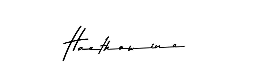 You should practise on your own different ways (Asem Kandis PERSONAL USE) to write your name (Haethowine) in signature. don't let someone else do it for you. Haethowine signature style 9 images and pictures png